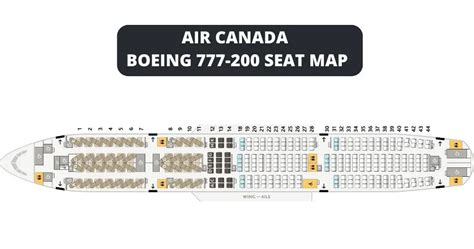 air canada boeing 777-200lr economy|Seat map: Air Canada 777 seat plan .